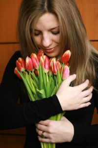 otrzymane tulipany